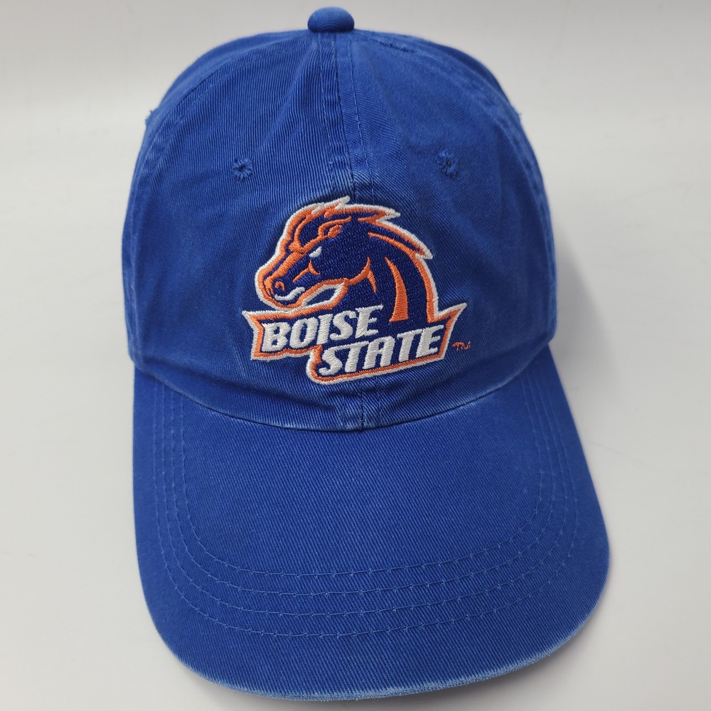 Boise State Broncos Hat Strapback (Fits‎ Small) Signatures Blue NCAA College Men